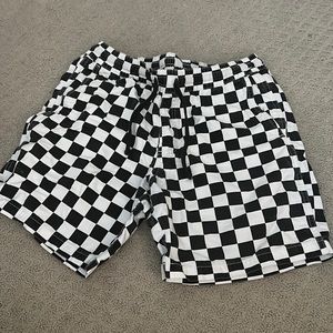 Vans checkered shorts